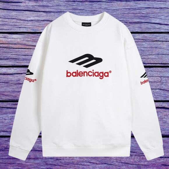 Balenciaga White Men's Long Sleeve